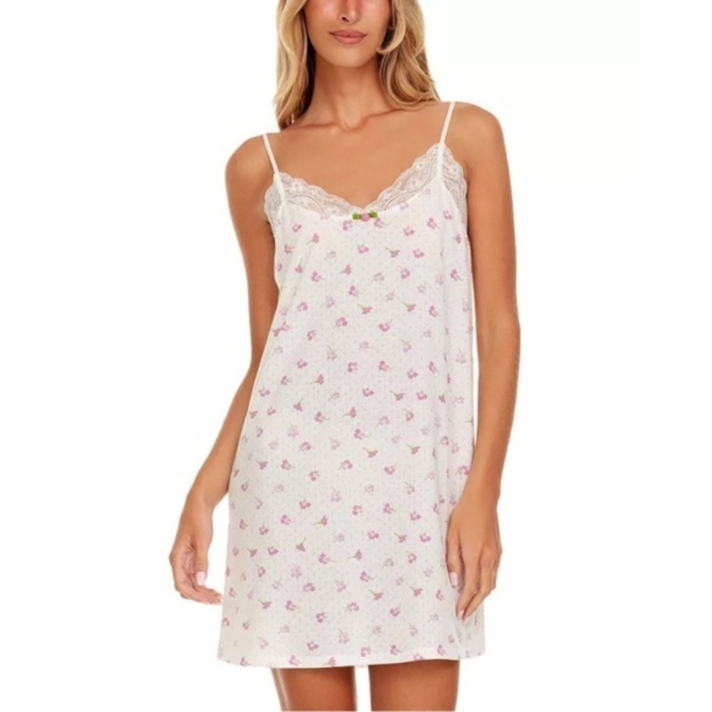 Flora Nikrooz Brittany Pointelle Chemise – Size XS